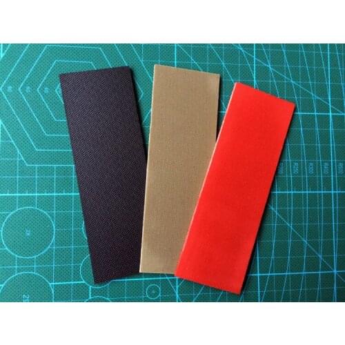 EDC DIY Knife handle Glass fibre G10 shank Patch Black, red , blue,green 120x40x3mm