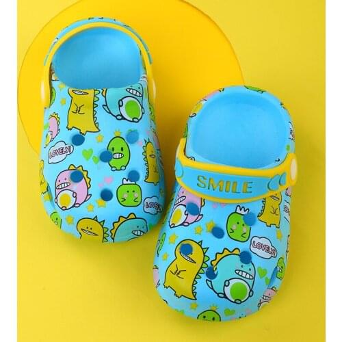 Children Kids Mules Clogs Boys Summer Croc Garden Beach Slippers Sandals Cave Hole Baby Shoes For Girls