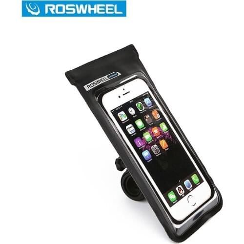 Cycling Bicycle Bike Bag Frame Front Tube Waterproof Mobile Phone Bag Applicable For Mountain Bike, City Bike And Road Bike