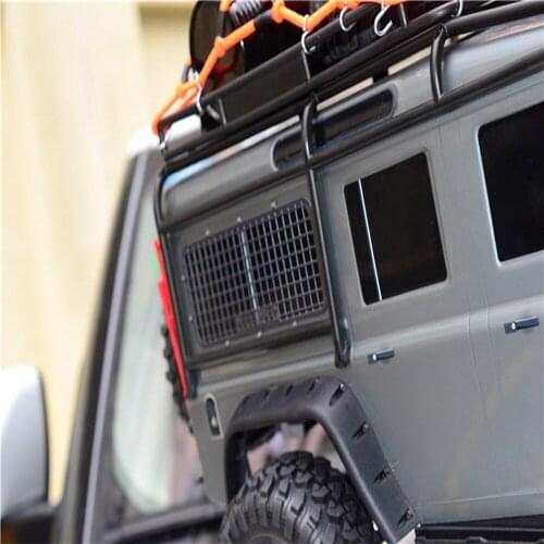1 Set Metal Black Windows Guard For Traxxas TRX-4 Body RC 1/10 Cars Crawler for Traxxas TRX-4 82056-4