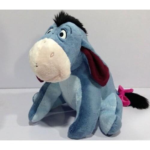 1piece 35cm Original Gray Eeyore Donkey Stuff Animal Soft Plush Toy Doll Birthday Children & Gril friend Gifts