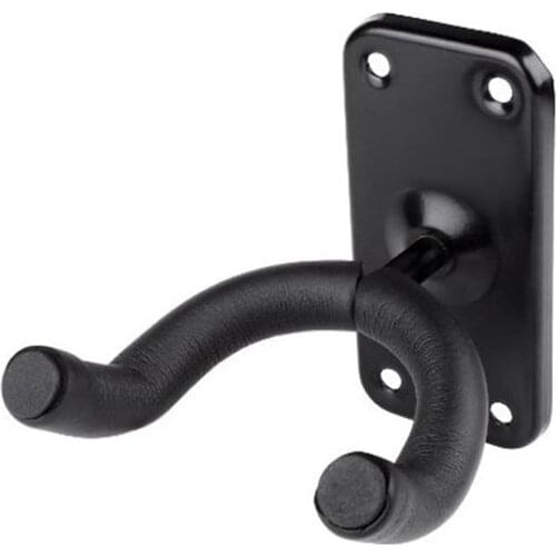1Pcs Guitar Hanger Hook Holder Wall Mount Stand Rack Bracket Display Fits Most Guitar Bass Easy To Install+Screws #SD