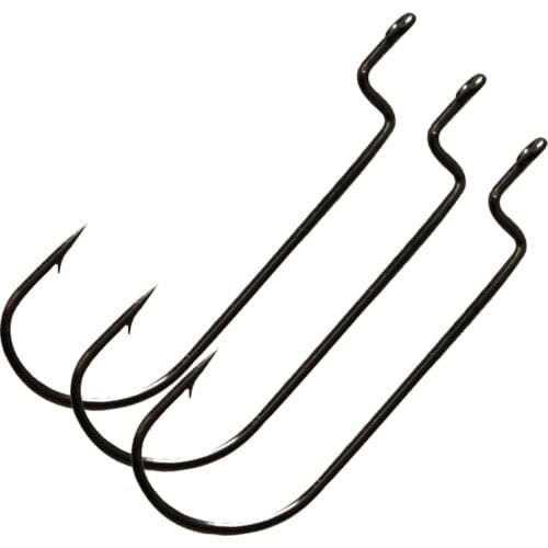 100pcs Fishing Hooks Worm Carp Hook Offset OShaughnessy Hooks High Carbon Steel 6#-5/0# Feeder Carp Fishing Tackle pesca