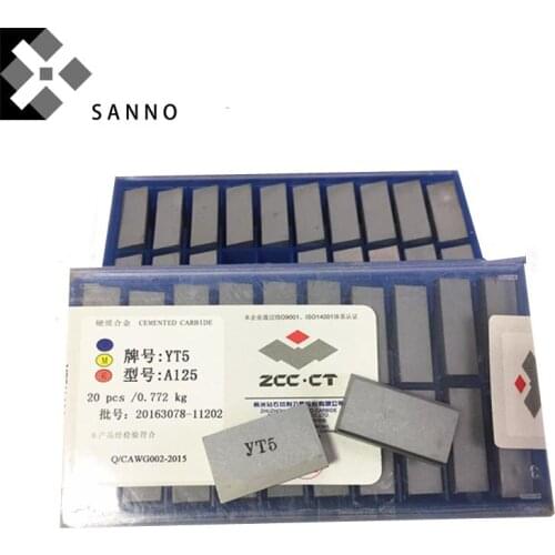 20PCS CNC carbide welding inserts brazed insert YT14 / YT15 / YG6 / YG8 / YW1 / YW2 A125 cutting tools blade cnc carbide tips