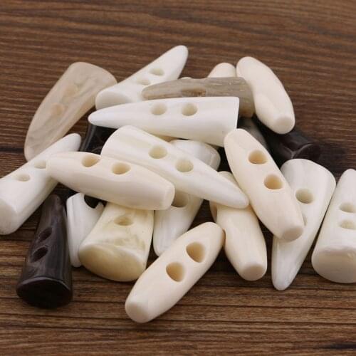 5 pcs. / lot of good quality resin bull horn sewing buttons garment accessories crafts scrapbooking, sewing buttons
