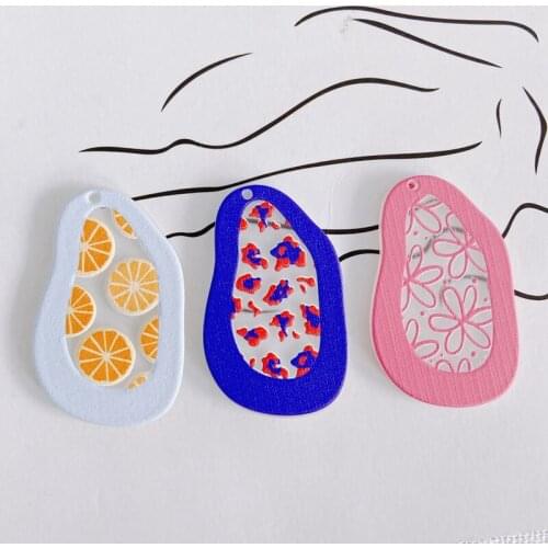 DIY jewelry accessories fresh acrylic patch pendant jewelry accessories materials