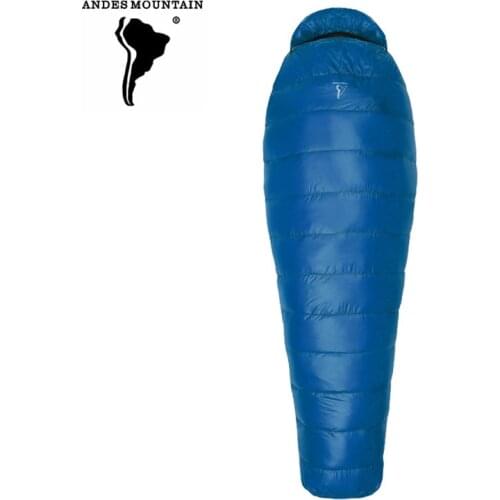 AndesMountain Warm Ultralight Travel Sleeping Bag 800FP Goose Down Sleeping Bag ADS-Lemon Series Hiking Camping Sleeping Bag