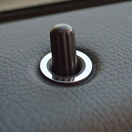 Car Styling Door Lifting Bolt Circles Decoration Cover Trim Sequins For Mercedes Benz GLK X204 E Class W212 Aluminum Alloy