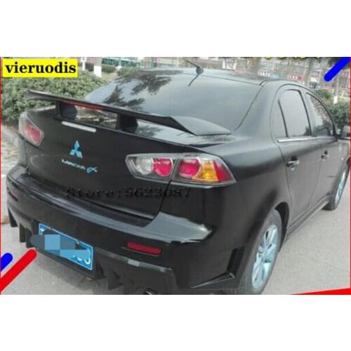 Car Rear Trunk Lip Spoiler Wing Black For Mitsubishi Lancer Evo X 10 2008-2017