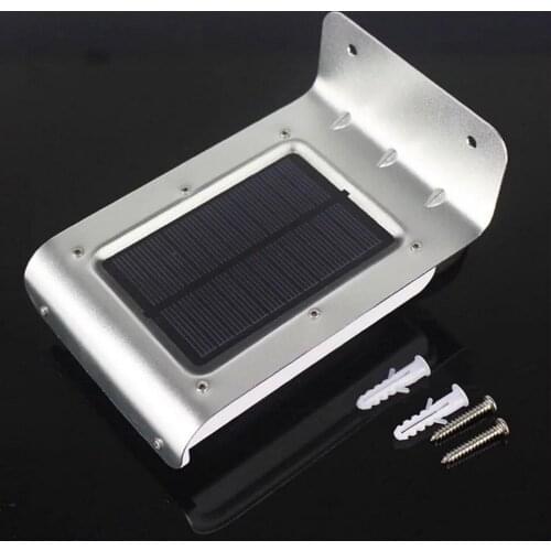 16 LED Solar Power Motion Sensor Garden Yard Security Lamp Wireless Waterproof Outdoor Lighting Lamp 120 Degrees Sensing Angle
