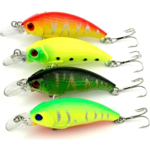 Big Sale 4pcs New Crank Bait Artificial Isca Crankbait Fishing Tackle Hard Plastic Fishing Lures Japan Pesca Swimbait 7.5cm 8.3g