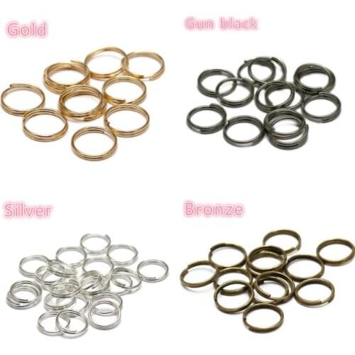 25pcs/bag 30mm Keyring Split Ring Key Ring For Keychain Jewelry Making hanger Key Rings