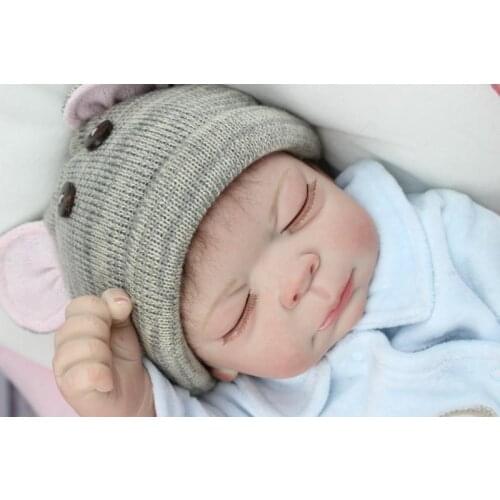 Bebes reborn boy full silicone reborn baby dolls 20"50cm real bebe alive newborn dolls toys for child gift can bathe rooted hair