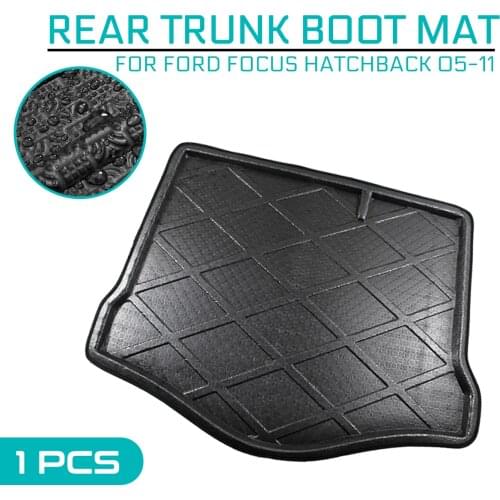For Ford Focus Hatchback 2005 2006 2007 2008-2011 Car Floor Mat Carpet Rear Trunk Anti-mud Cover