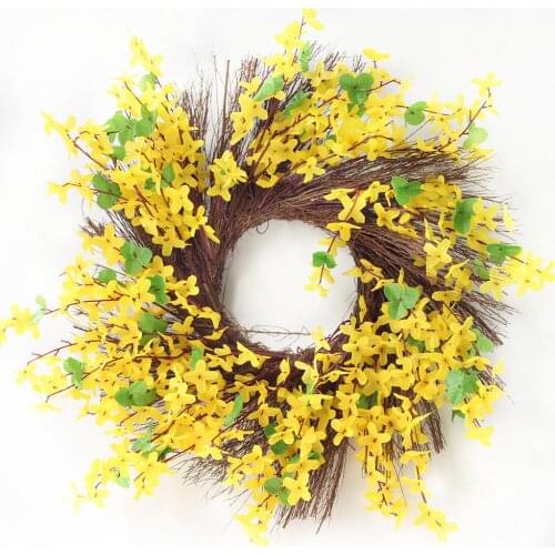 Artificial flower restaurant decoration sample room decoration TV background wedding wedding bed flowers jasmonate wreath