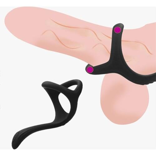 Male Penis Ring For Men Delay Ejaculation Stronger Erection Cocking Rings Masturbating Sex Toys For Man Gay Adult No Vibrator