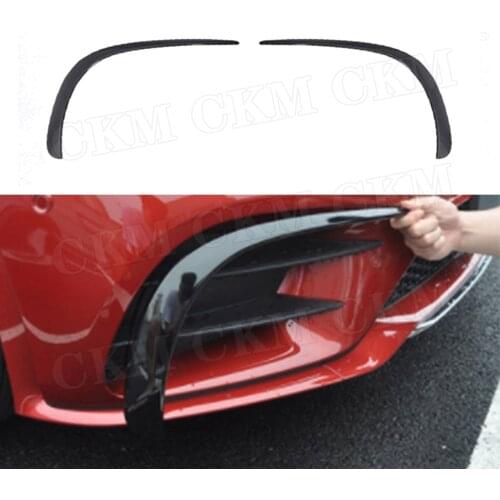 Carbon Fiber Front Bumper Splitters for Mercedes Benz CLS Class W257 CLS260 300 350 450 CLS53 AMG63 Style ABS Material