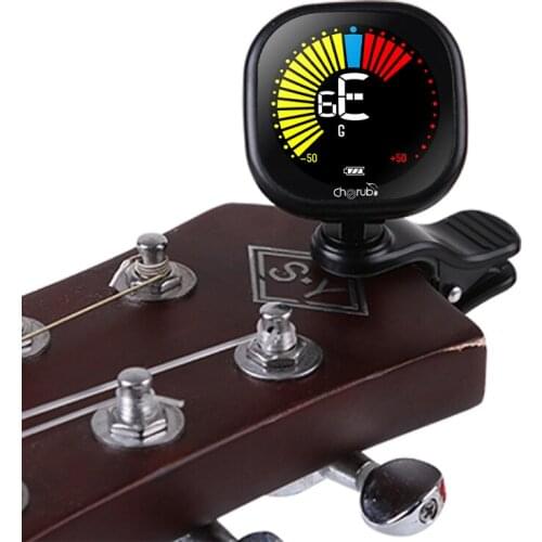 Musical Instrument Parts And Accessories Guitar Tuner Precise Acoustic Cherub WST670 LED Color Screen Tuner For Guitar