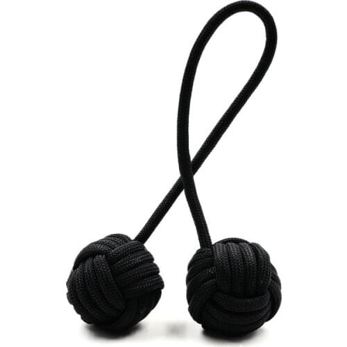 EDC Fidget Toy Monkey Fist Ball Self Defense Paracord Finger Toys Stress Extreme Finger Movement Toys Window Broken Steel Ball