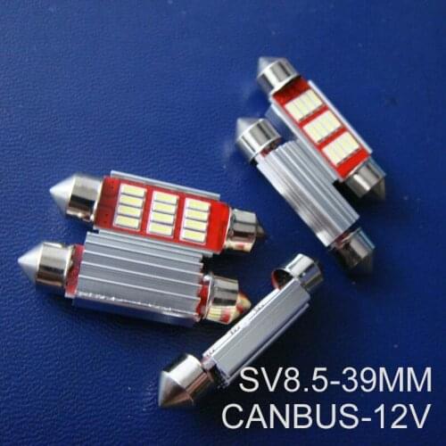High quality 39mm 12V Auto Festoon Led Lights CANBUS Error Free Led Car Interior Dome Lamp Reading Bulbs free shipping 50pcs/lot