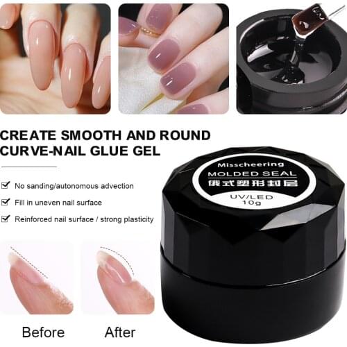 Sterke Stok Nail 1 Fles 8Ml 10g Rhinestones Lijm Gel Lijm Hars Gem Sieraden Polish Decoratie Nail Art Producten top coat uv gel