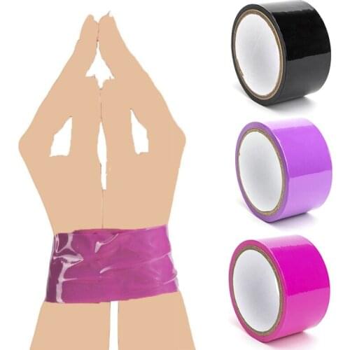 1 Roll 16m Electrostatic Adsorption Static Tapes No Glue Self Adhesive Eco-Friendly BDSM Restraint Bondage Roleplay Adult Au09