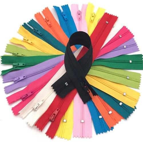 10pcs 3# 41cm 16 inch Nylon Coil Zip Close end Auto Lock Zippers Nylon Coil Zippers Tailor Sewer Craft Crafters