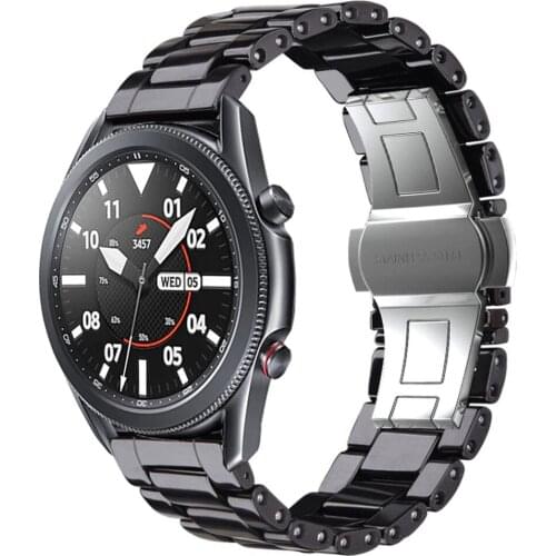 20 22mm bands for samsung galaxy watch 3 45mm 41mm band active 2 galaxy watch 46mm strap luxury ceramic correa for huawei gt2e