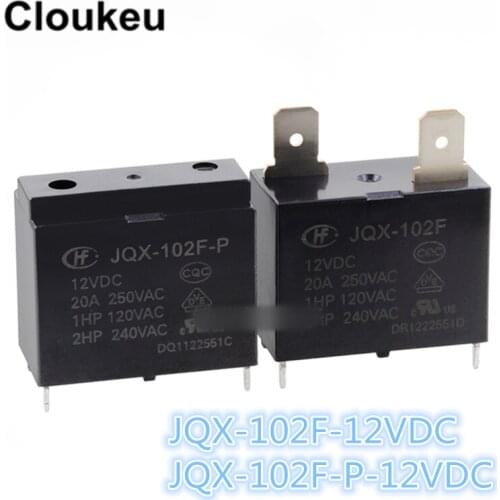 50Pcs Relay DIP4 HF102F JQX-102F-12VDC JQX-102F-P-12VDC