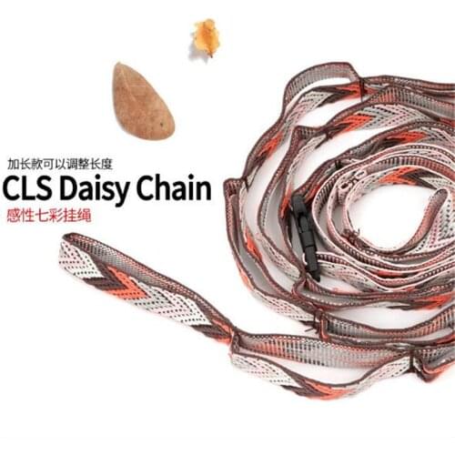 Tent Accessories Daisy Chain Adjustable Camping Cord Luggage Rope Outdoor Camping Clothesline Tent rope