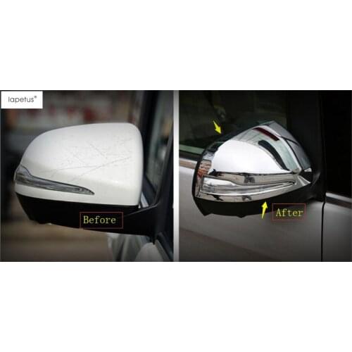 Lapetus Accessories For Mercedes-Benz V Class V260 W447 2014 - 2017 Door Rearview Mirror Decoration Protector Shell Cover Trim