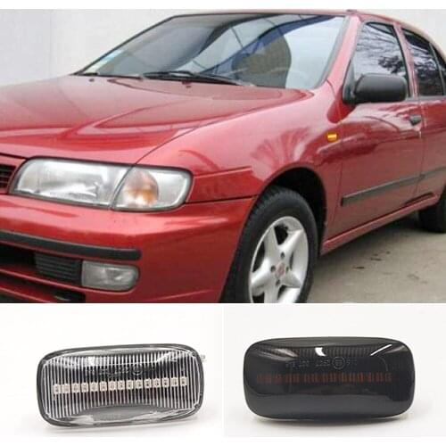 Car Led Dynamic Turn Signal Light Side Marker Fender Lamp Indicator For Nissan Maxima Almera Pulsar N15 Cefiro A32 1995-2000