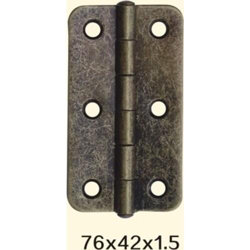 Freeshipping 76*42*1.5mm Iron Metal Hinge Sewing Machine Folding Table Furniture Flip Tray Hinges Big Door Hinges