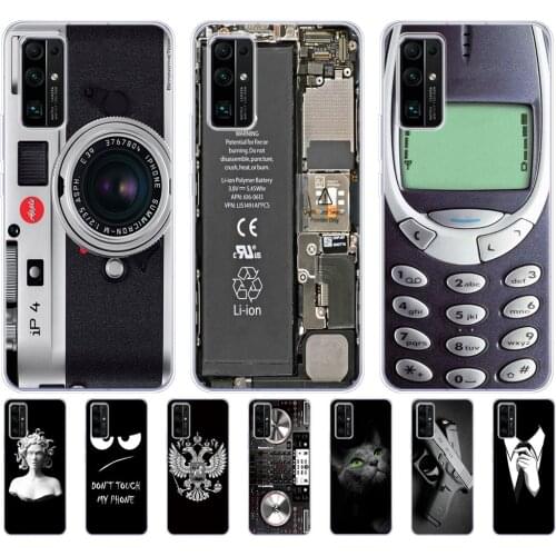 For HONOR 30 Case BMH-AN10 Etui Soft Silicon TPU Back On Huawei honor 30 Premium + Phone Cover Honor30 Pro Plus EBG-AN10 Bumper