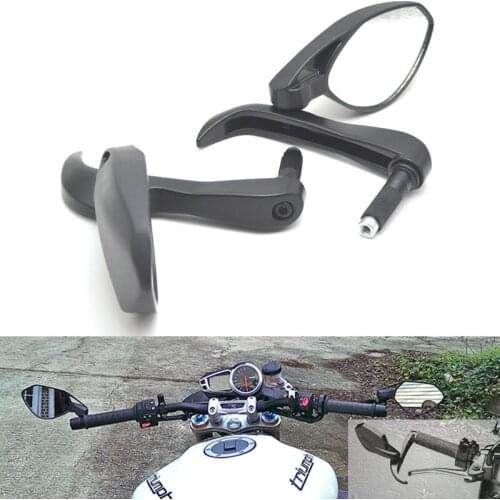 For GSR600 GSR400 GSR750 GSR Motorcycle 22mm Motorcycle Hand Handguard Protection Brake Clutch Lever Pair Side Rear View Mirrors