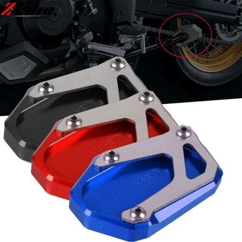 For SUZUKI VSTROM V-STROM 1050 1000 XT GSX-S1000F GSX-S1000 Katana 2019-2021 Motorcycle Side Stand Enlarger Kickstand Plate Pad