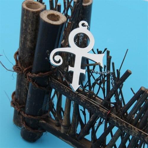 European And American Popular Stainless Steel Jewelry PRINCE RIP PRINCE Symbol Rock Band Necklace Pendant