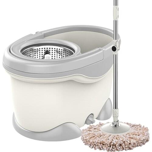 Stainless steel mop swab for household hands-free washing