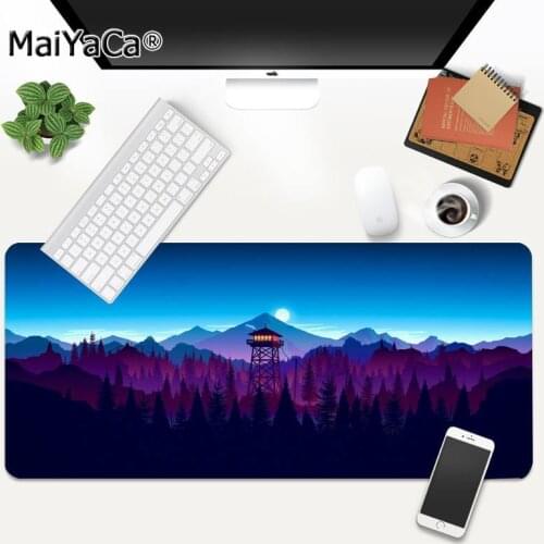 Forest firewatch Natural Rubber Gaming mousepad Desk Mat XL Large Gamer Keyboard PC Desk Mat Takuo Computer Tablet Mouse mat