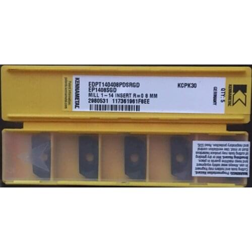10PCS CARBIDE INSERT EDPT140408PDSRGD KCPK30