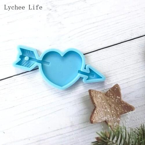 Lychee Life Love Heart Cookie Biscuit Stamp Mold Cake Cutter Embosser Mould Tool Cake Diy Letters Cutter