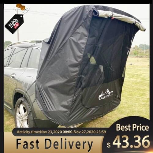 Multifunctional Car Trunk Tent Sunshade Rainproof Rear Tent Simple Motorhome For Self-driving Tour Barbecue Camping