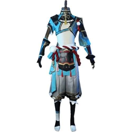 Game Genshin Impact New Character Gorou Cosplay Costumes Halloween Male Tops Pants Gloves Shoulder Armor Props Anime Accessories