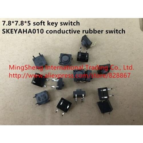 Original new 100% 7.8*7.8*5 soft key switch SKEYAHA010 conductive rubber switch