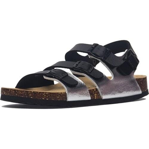 Soft Cork Casual Sandals Women Men Summer Beach Slides Slippers Flip Flops Non-slip 3g Buckle Strap Couples Indoor Outside Shoes