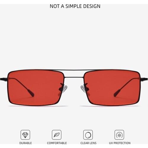 FEISHINI Celebrity Tiny Men Rectangle Metal Sunglasses Women Brand Design Retro Hip Hop Fashion Sun glasses Ladies Polarized UVB