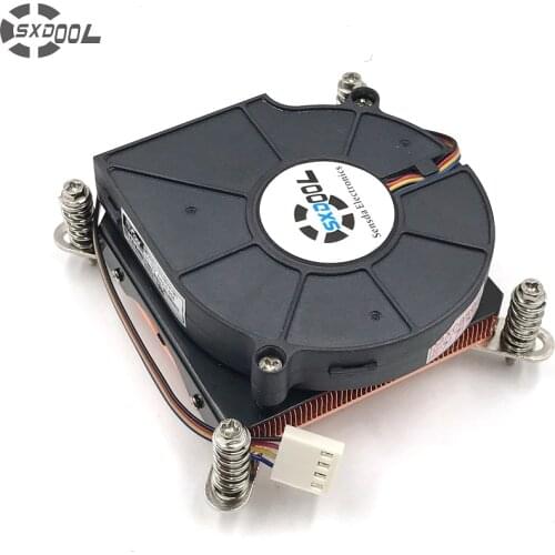 SXDOOL 1156 1155 1151 1150 1U Full copper active server radiator cooler