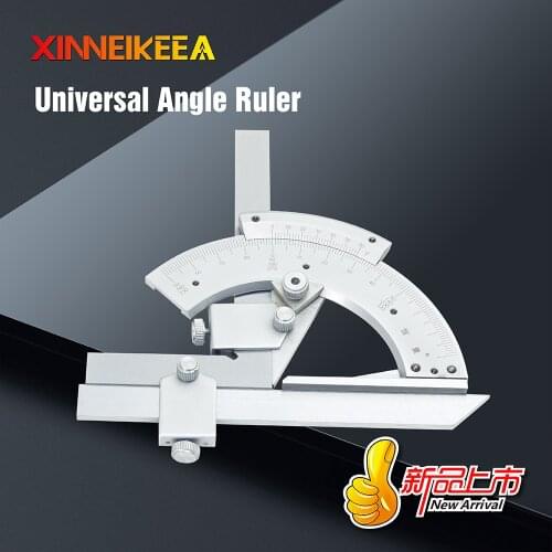 No Parallax Universal Angle Ruler Cursor Protractor Tools Precision Parts Angle Measurement Calipers Measuring Range 360 Degrees