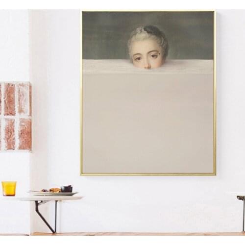 Famous Paintings Spoof Creative Portrait Pictures, Wall Decoration Canvas Art Prints and Posters for Living Room Home Decor