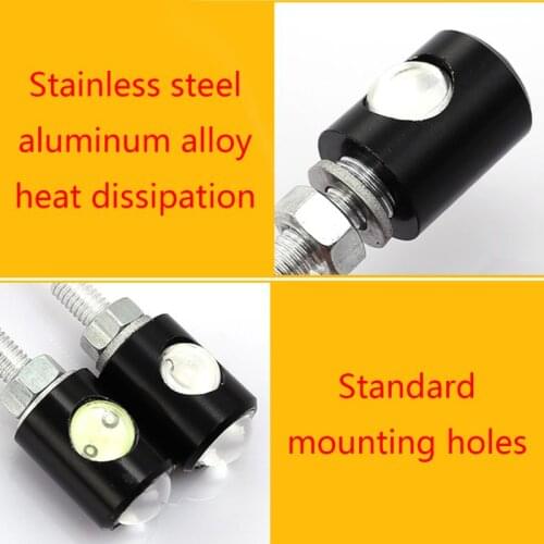 1Pair Universal Motorcycle LED Mini Turn Signal Eagle Eye Shape Turn Indicators B36B